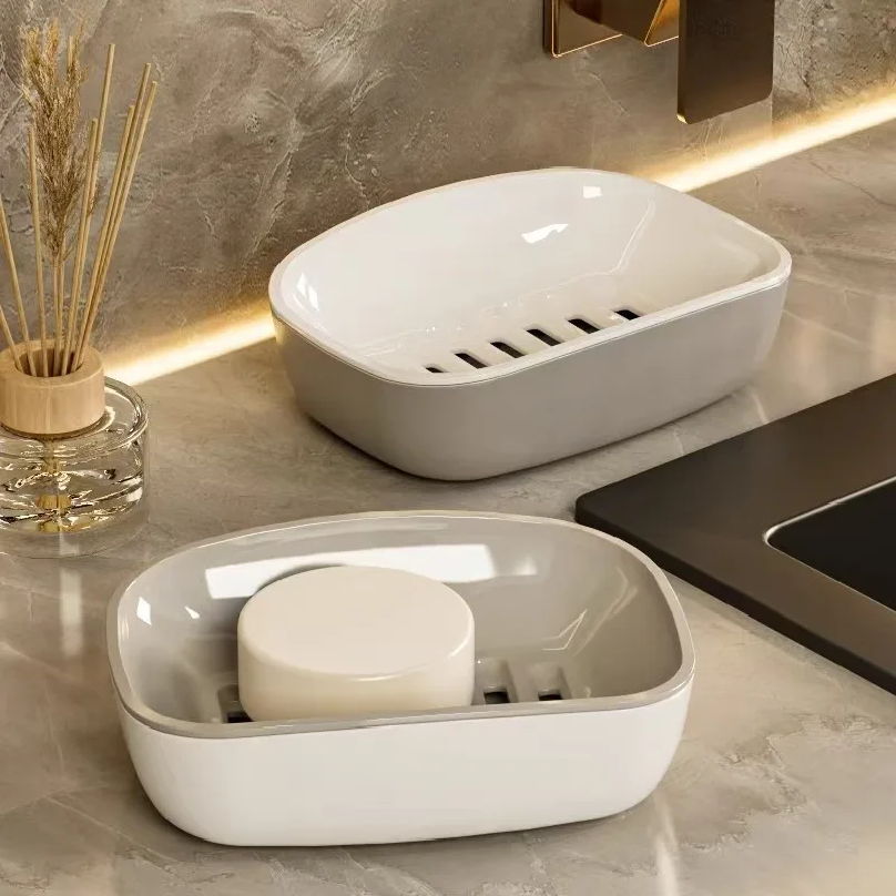 Home Improvement Mall - 1pc Double Layer Drain Soap Box