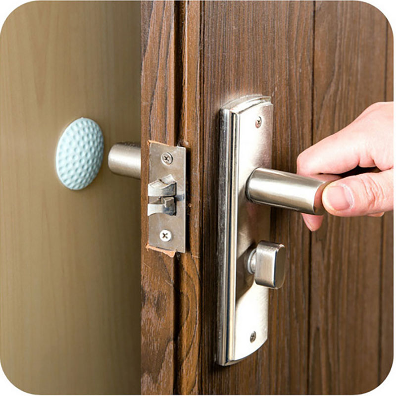Door Stopper Rubber - 3pcs Self Adhesive Rubber Door Buffer