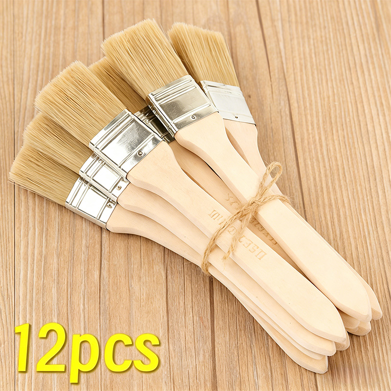 1-24Pcs Professional Paint Bru - Wood Stain Brush ulasan dan harga