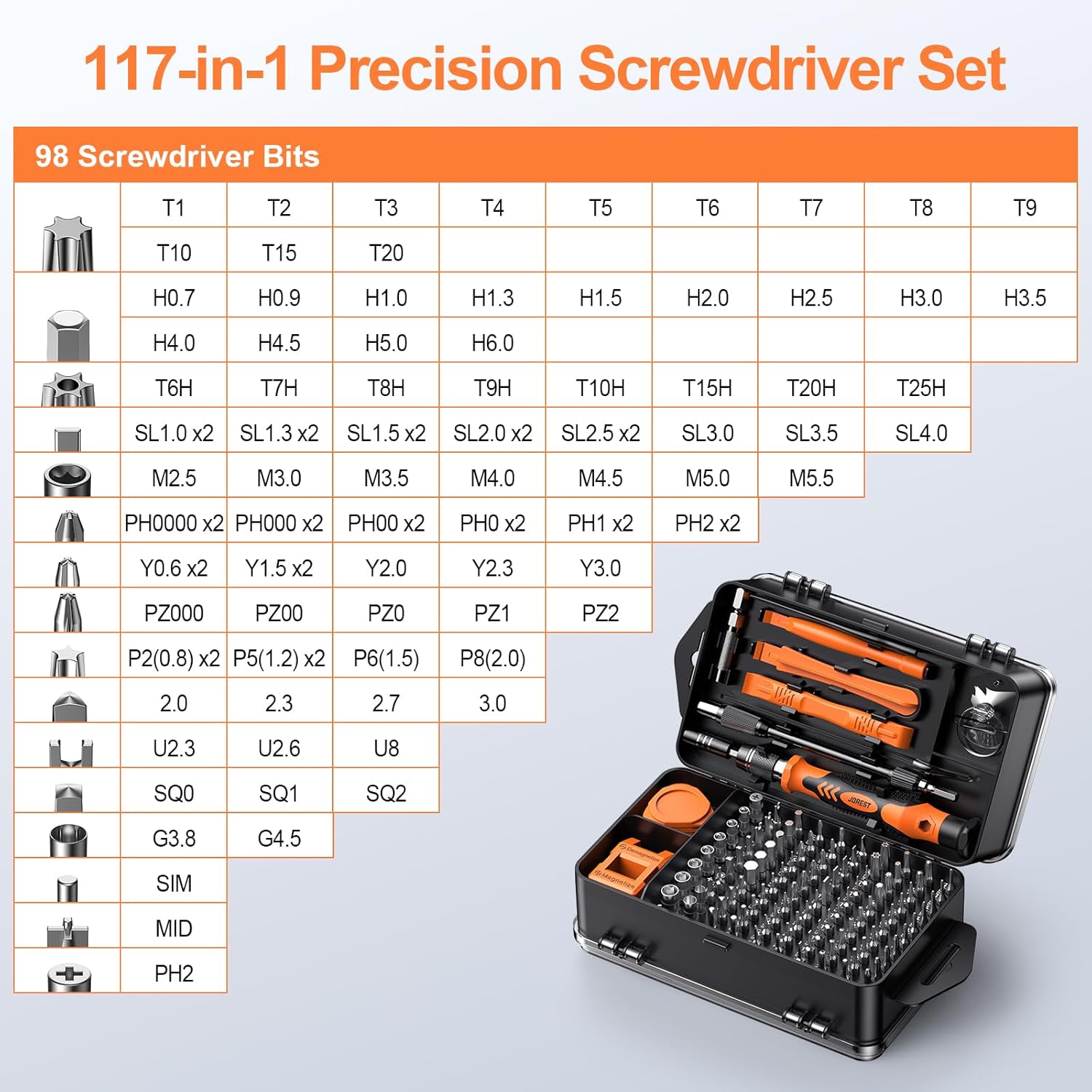 117 in 1 Precision Screwdriver - Screwdriver Set Precision ulasan dan harga