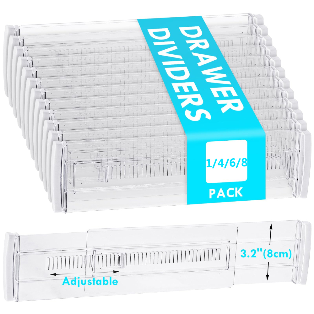 1/4/6/8-Pack Adjustable Drawer - Home Improvement Outlet Stores ulasan dan harga