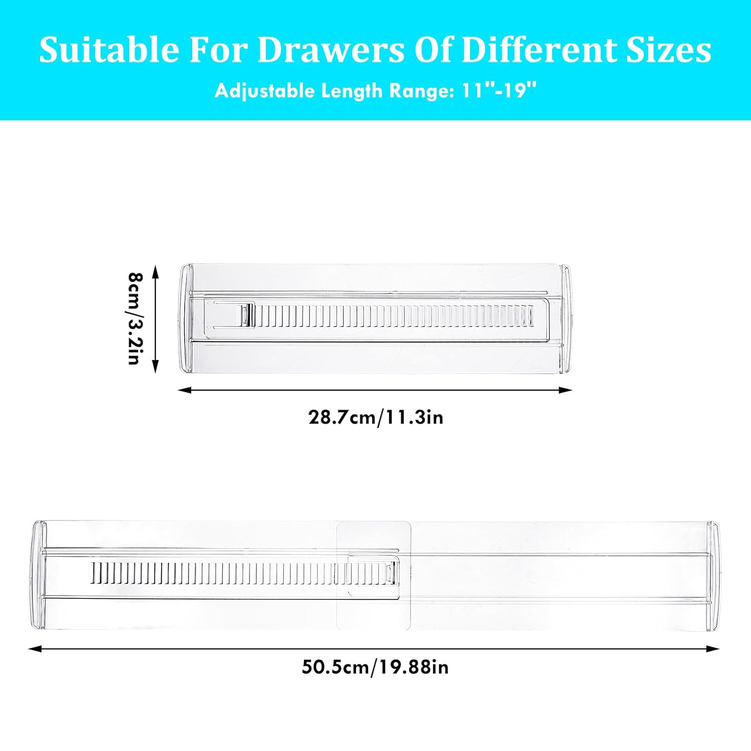 1/4/6/8-Pack Adjustable Drawer - Home Improvement Outlet Stores ulasan dan harga