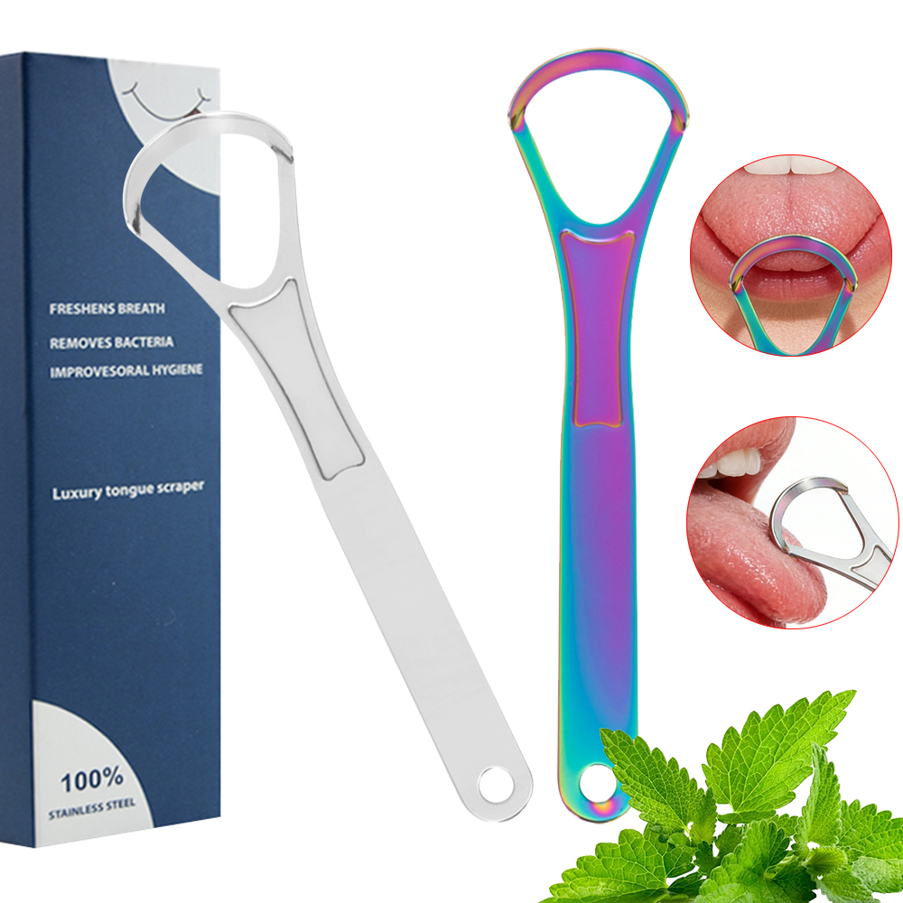 Stainless Steel Tongue Scraper - Home Improvement Mall ulasan dan harga
