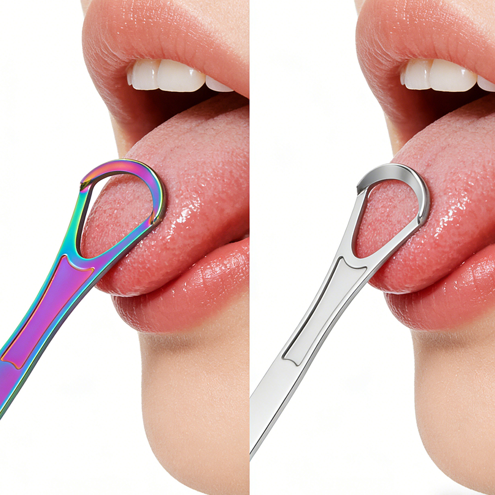 Stainless Steel Tongue Scraper - Home Improvement Mall ulasan dan harga