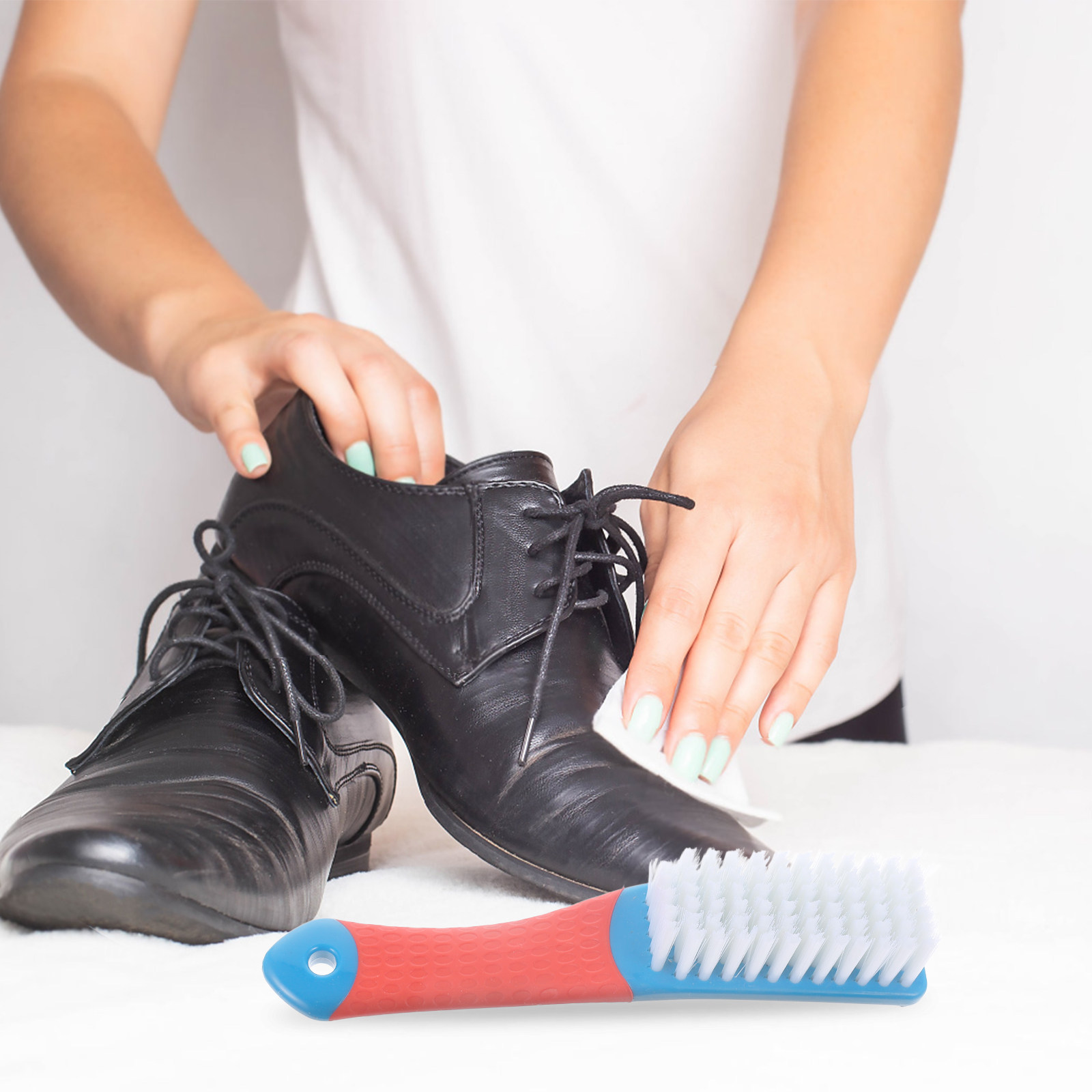 10Pcs Shoes Brush Cleaning Too - Wood Stain Brush ulasan dan harga