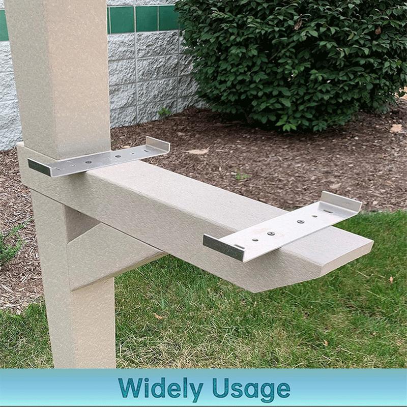 Mailbox Post Kit 2 Pieces Alum - Home Improvement Usa ulasan dan harga