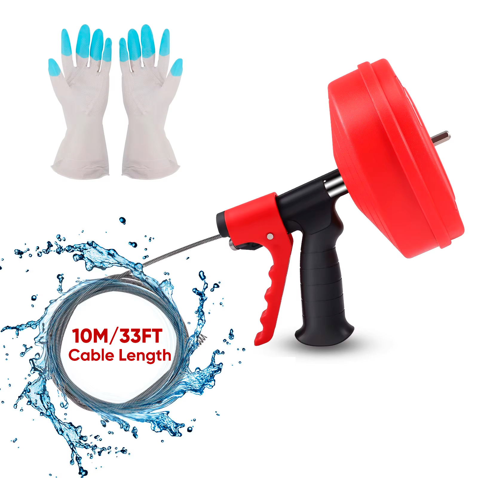 Pipe Dredger Cleaning Spiral 1 - Plumbing Snake Drain ulasan dan harga