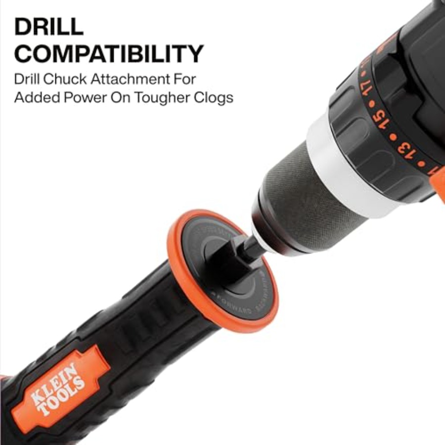 Klein Tools 53018 Steel Toilet - Plumbing Snake Drain ulasan dan harga