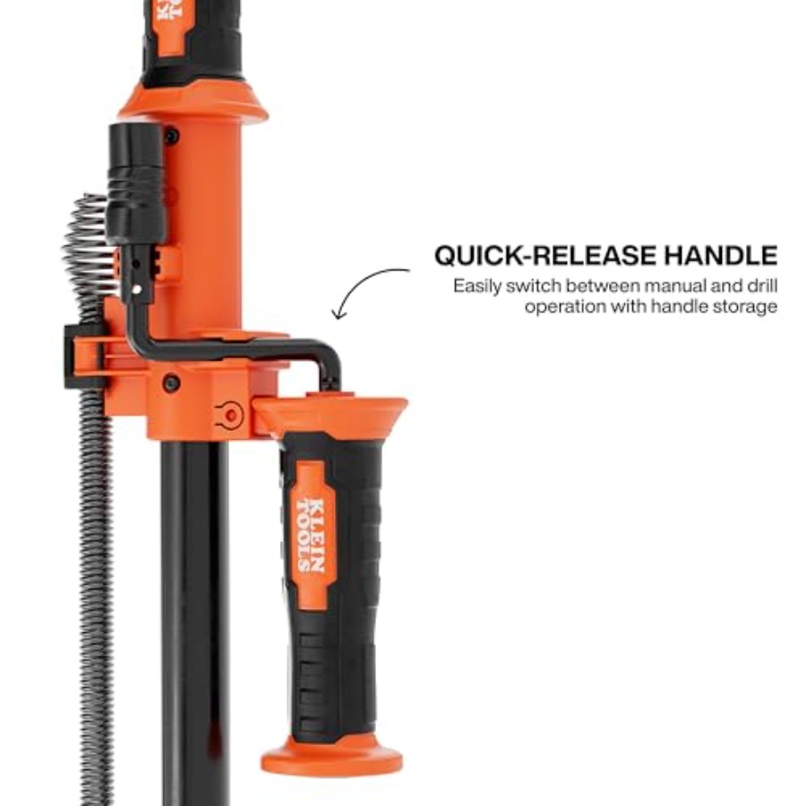 Klein Tools 53018 Steel Toilet - Plumbing Snake Drain ulasan dan harga
