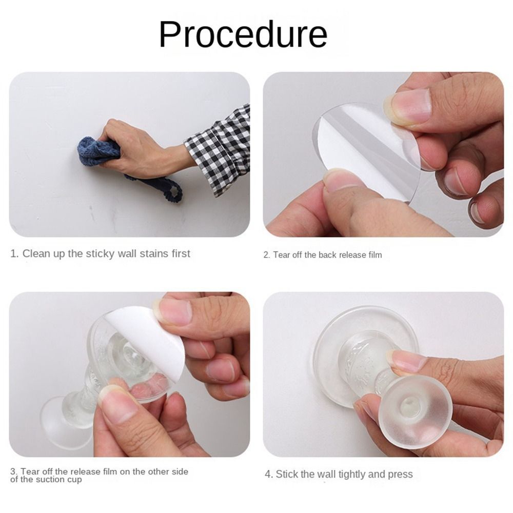 Transparent Silicone Door Stop - Door Stopper Rubber ulasan dan harga