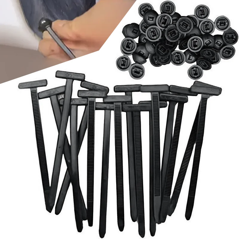 Nylon No-Drill Cable Ties Fast - Home Improvement Usa ulasan dan harga