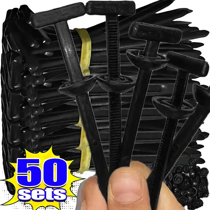 Nylon No-Drill Cable Ties Fast - Home Improvement Usa ulasan dan harga