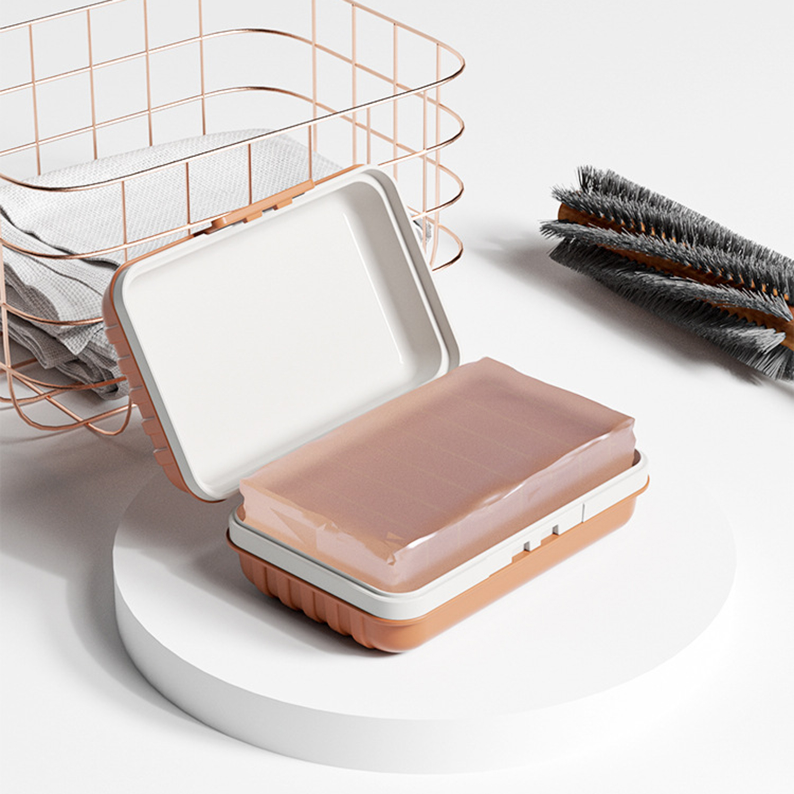 Shower Soap Case Tray With Dra - Home Improvement Mall ulasan dan harga
