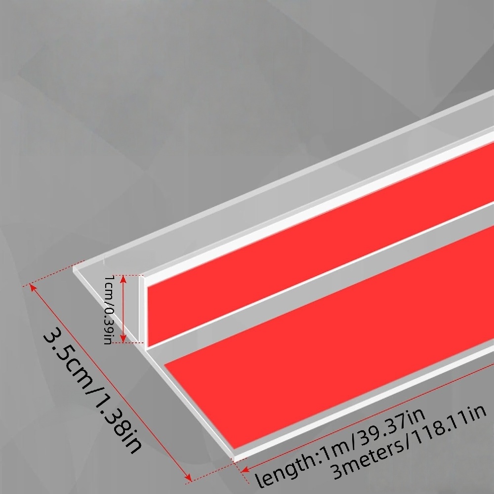 1pc 1m/3metersX3cm T-Shaped Se - Door Stopper Rubber ulasan dan harga