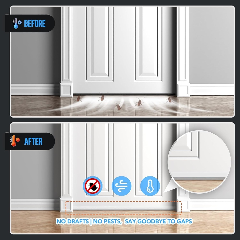 1pc 1m/3metersX3cm T-Shaped Se - Door Stopper Rubber ulasan dan harga