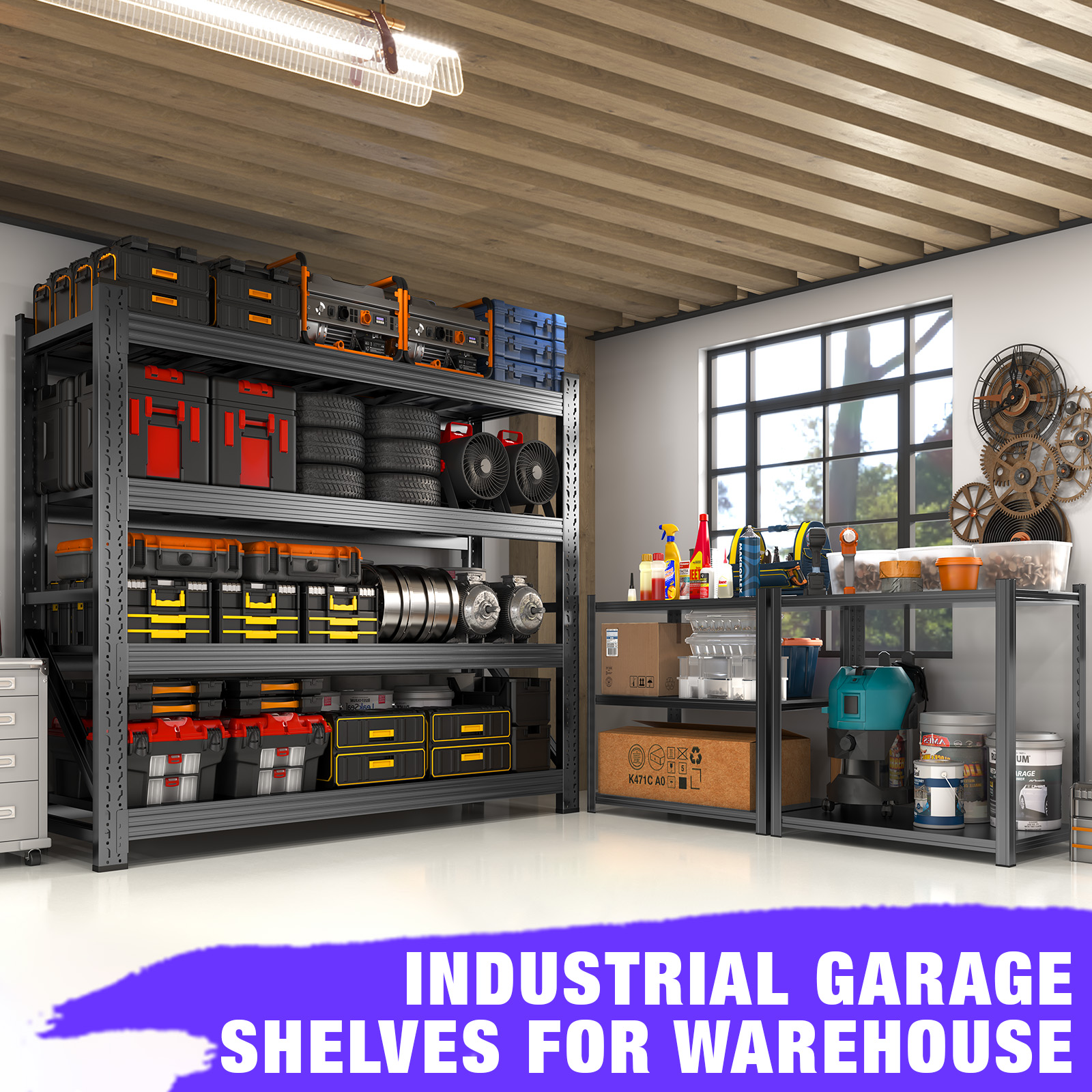 Heavy Duty 6000 lbs Garage She - Home Improvement Outlet Stores ulasan dan harga