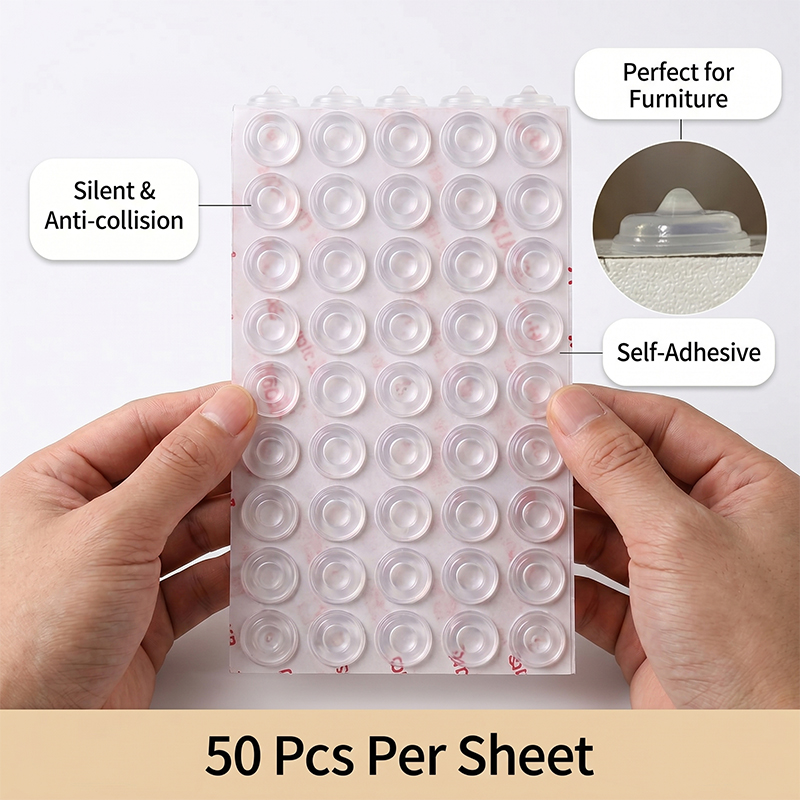 Self-Adhesive Silicone Buffer  - Door Stopper Rubber ulasan dan harga