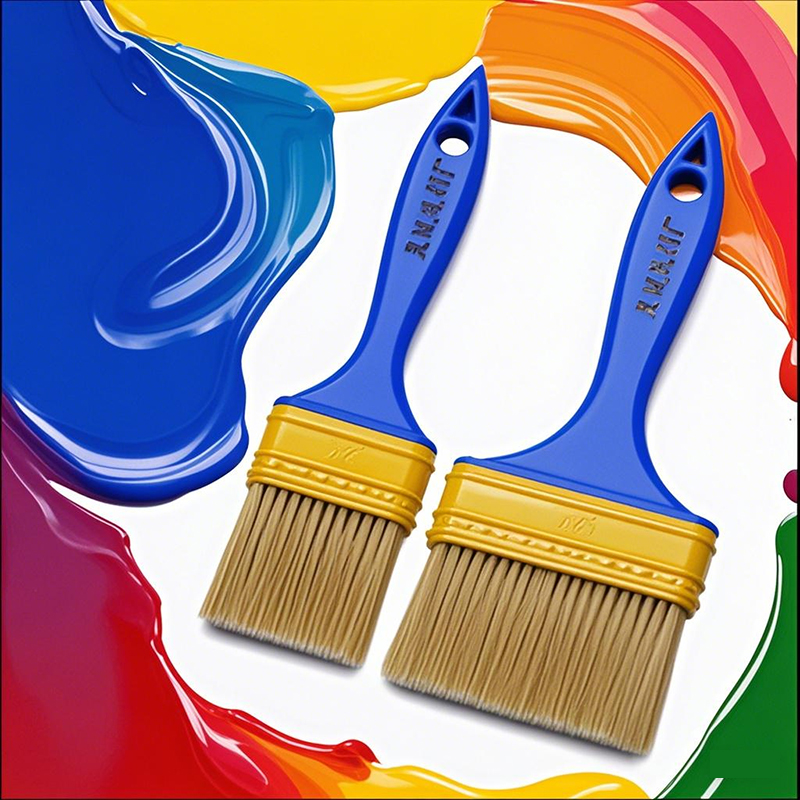 Blue Plastic Handle Plastic Wi - Wood Stain Brush ulasan dan harga