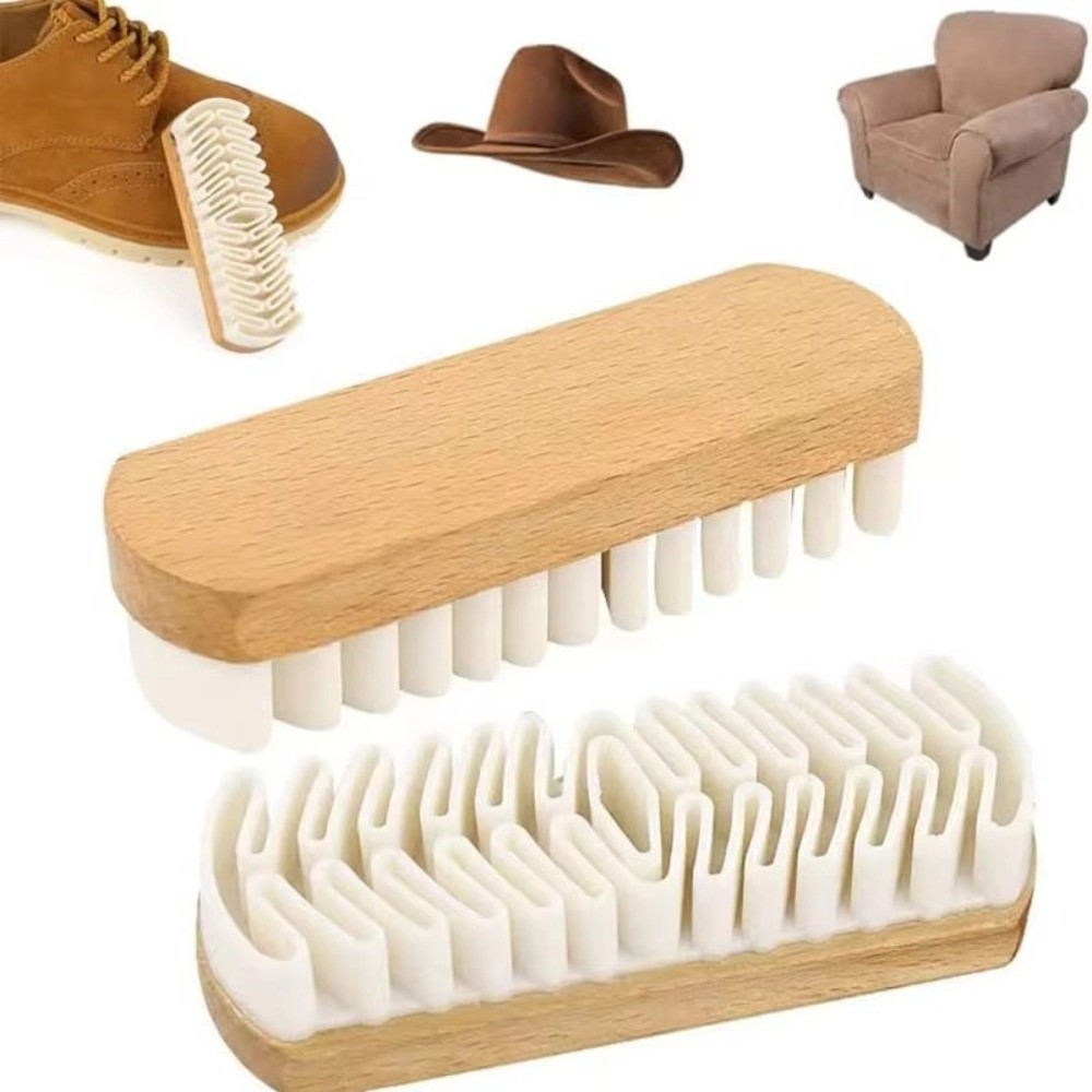 New Rubber Suede shoe Brush Wo - Wood Stain Brush ulasan dan harga