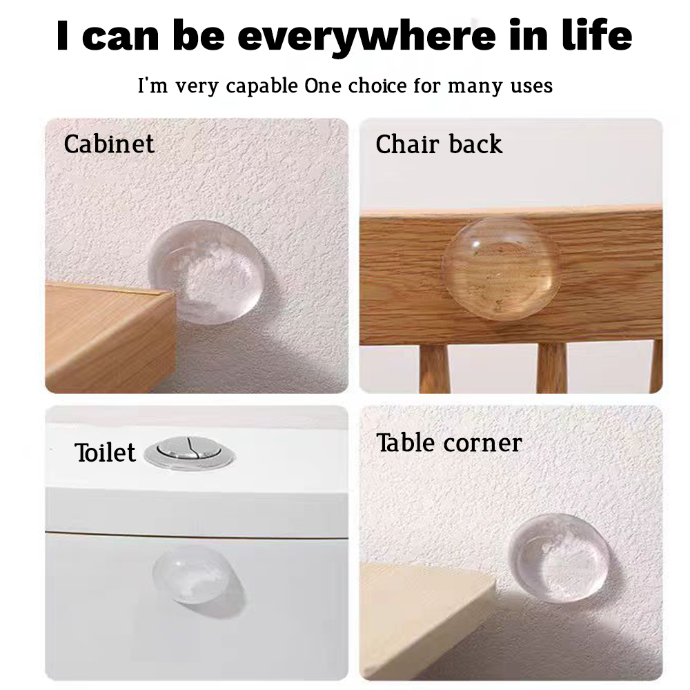 Silent Clear Silicone Door Sto - Door Stopper Rubber ulasan dan harga