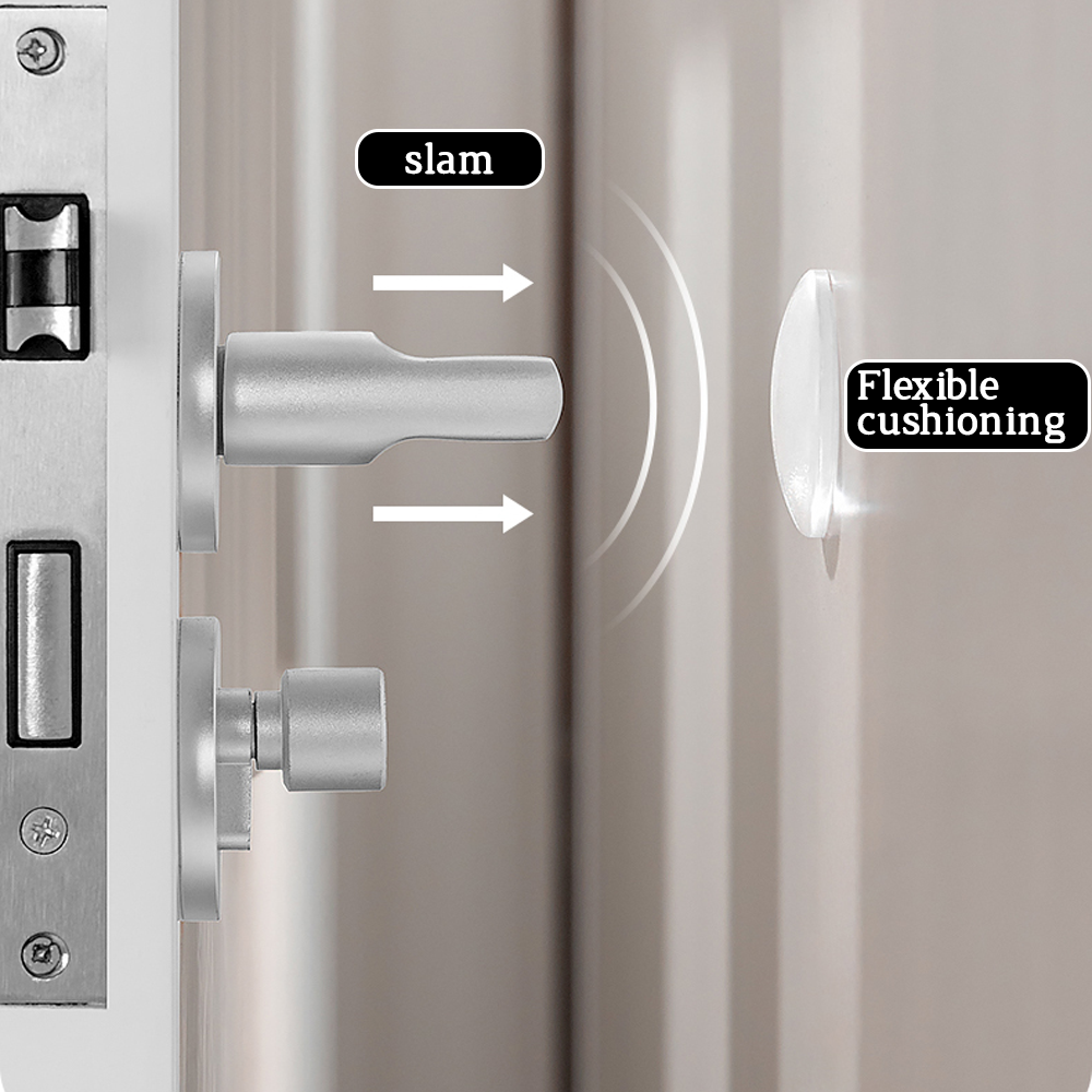 Silent Clear Silicone Door Sto - Door Stopper Rubber ulasan dan harga