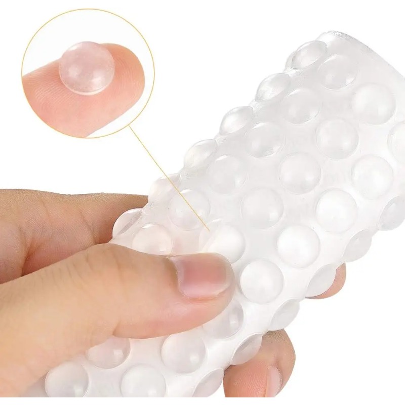 Self-Adhesive Clear Door Stop  - Door Stopper Rubber ulasan dan harga