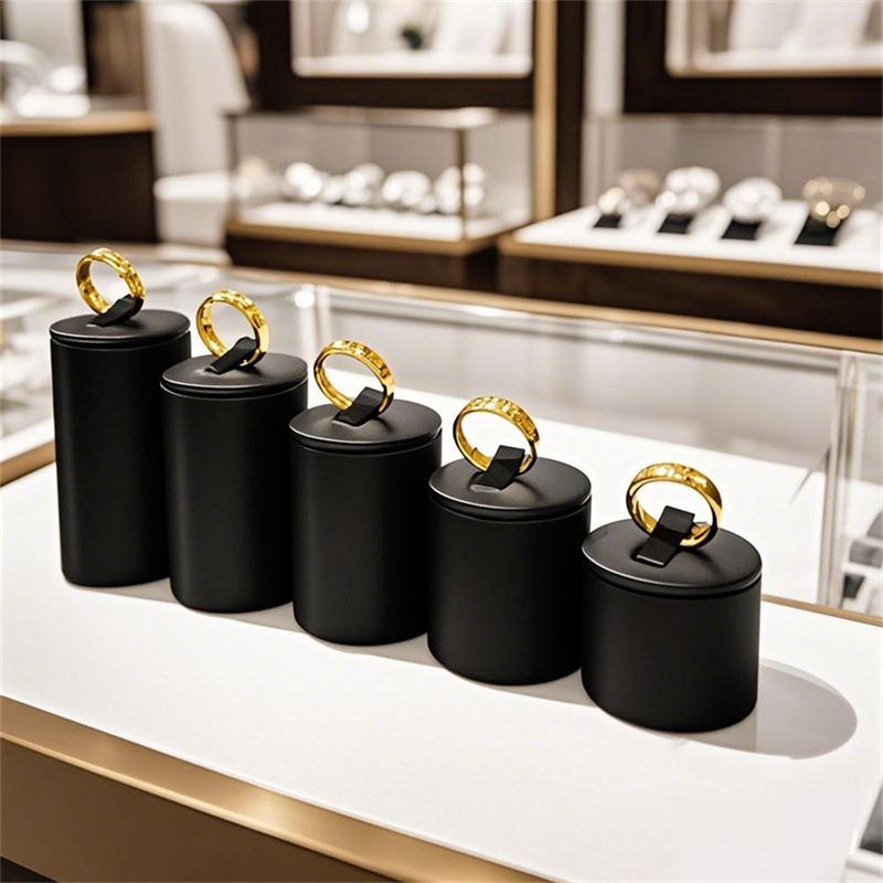 Black PU Leather Jewelry Displ - Home Improvement Outlet Stores ulasan dan harga