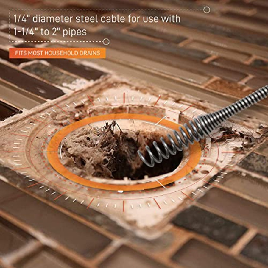 DrainX Power Pro 50-FT Steel D - Plumbing Snake Drain ulasan dan harga