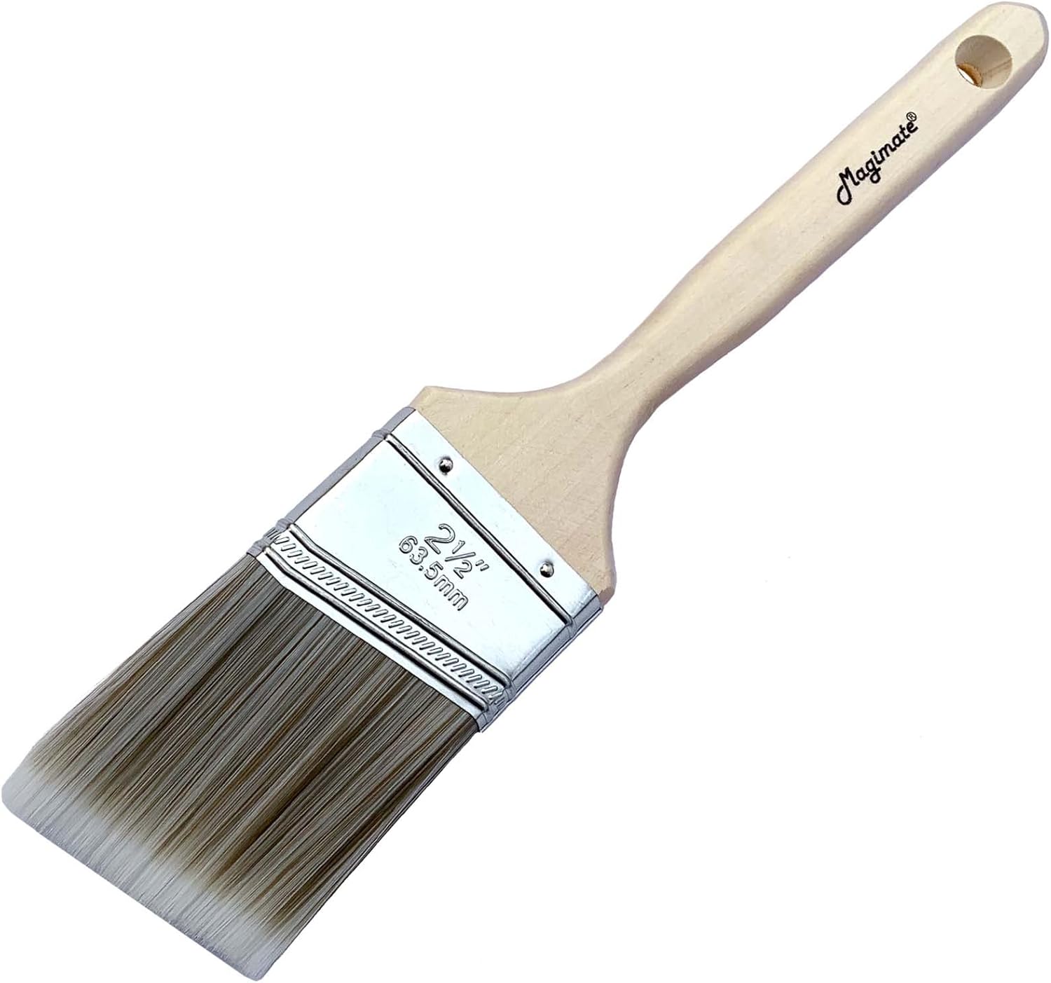 2 1/2 Inch Angled Paint Brush, - Wood Stain Brush ulasan dan harga