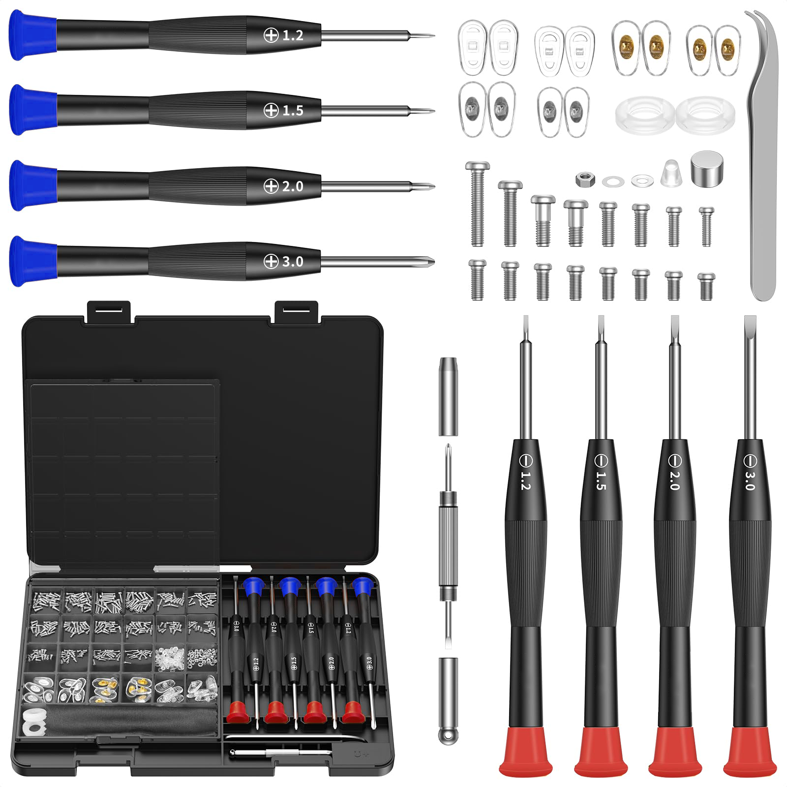 Eyeglass Repair Tool Kit with  - Screwdriver Set Precision ulasan dan harga