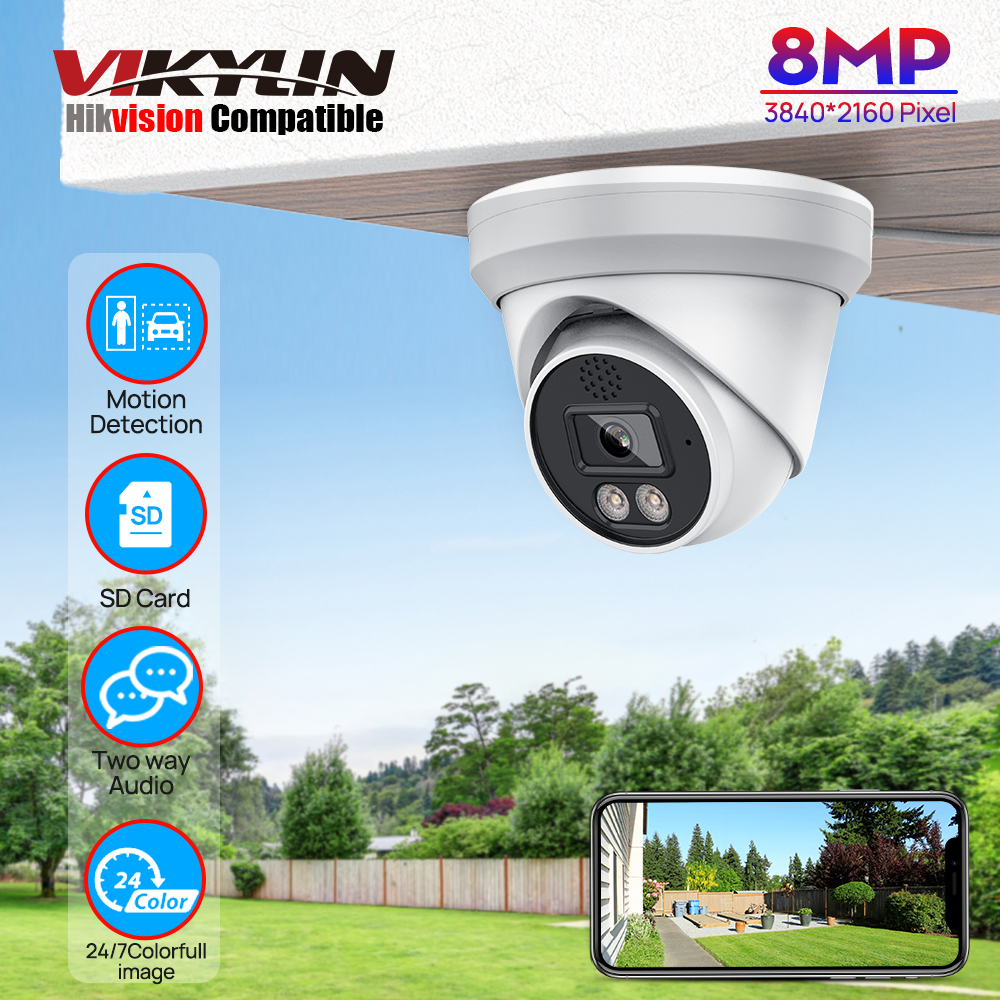 Vikylin 6/8MP 4K Full-Color Ni - Home Improvement Videos ulasan dan harga