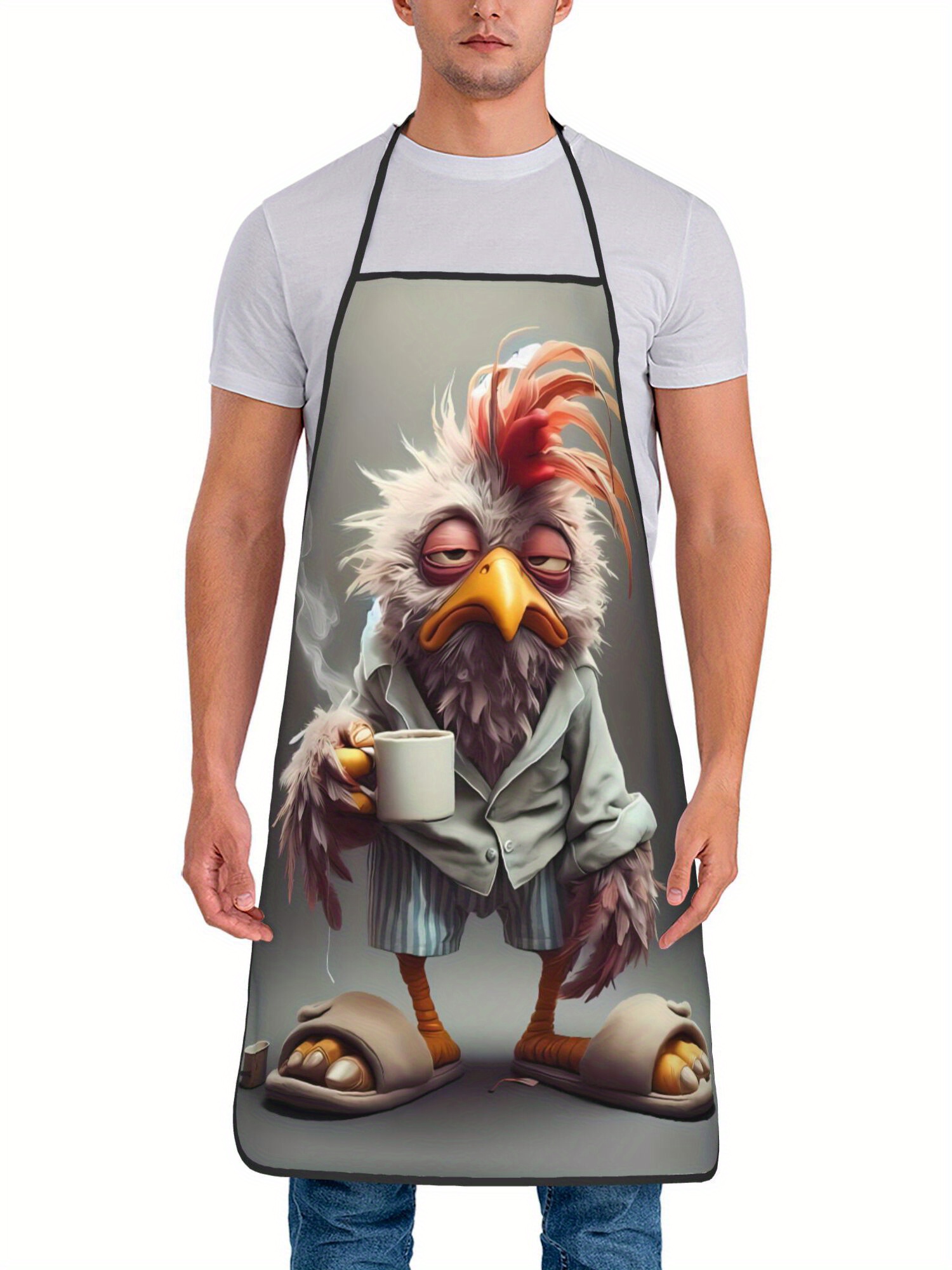1-Piece Cartoon Chick Apron, S - Home Improvement Mall ulasan dan harga
