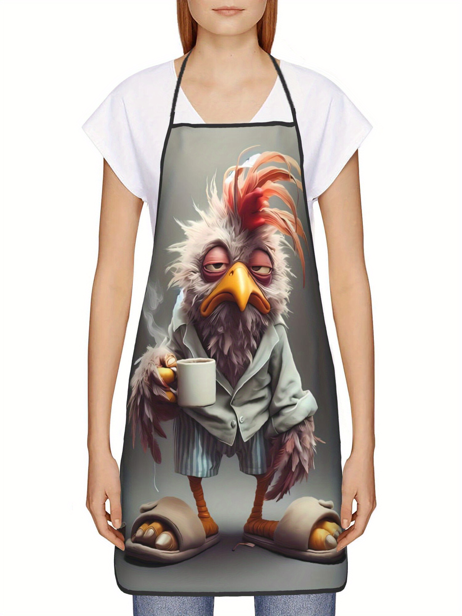 1-Piece Cartoon Chick Apron, S - Home Improvement Mall ulasan dan harga