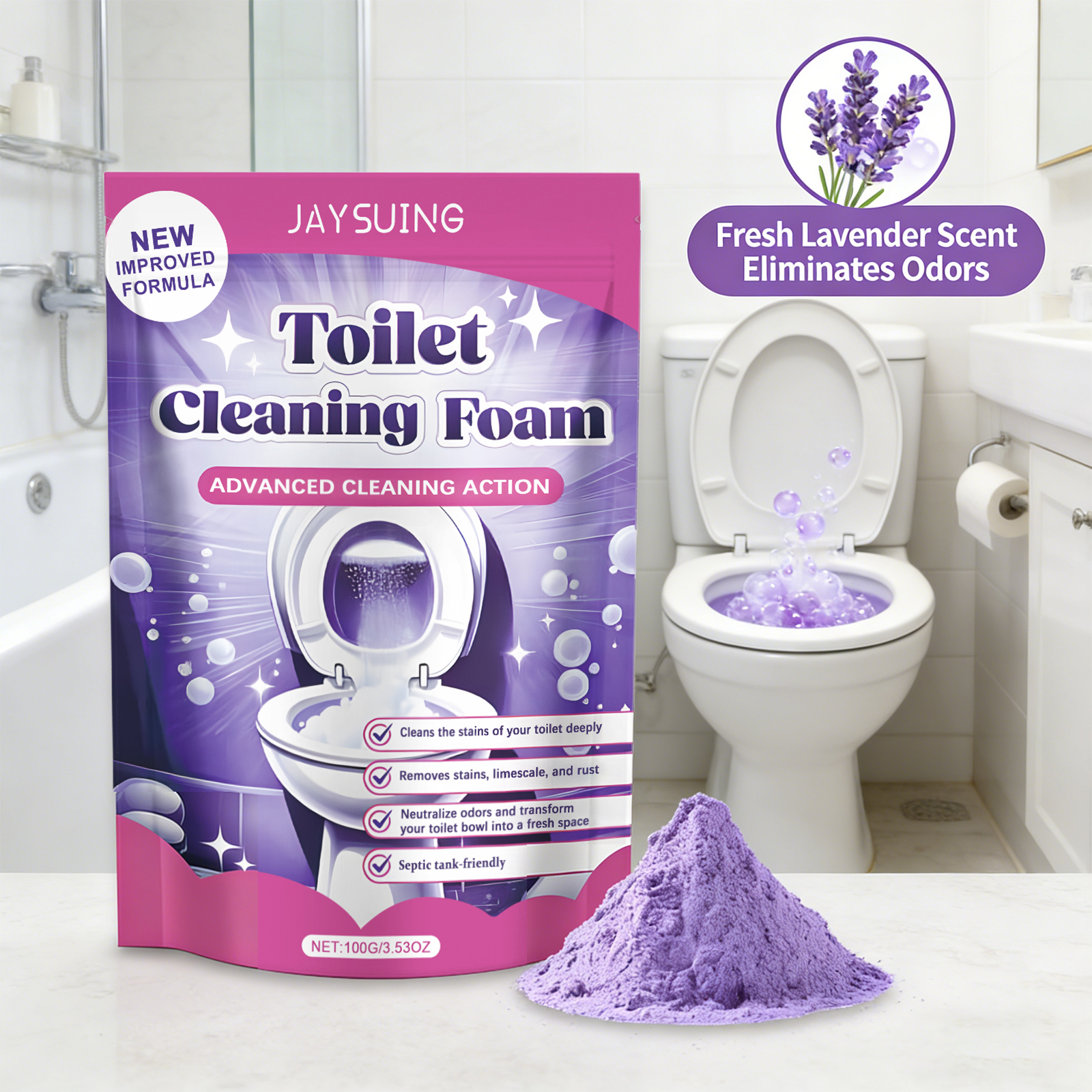 Toilet Cleaning Powder Powerf - Home Improvement Mall ulasan dan harga