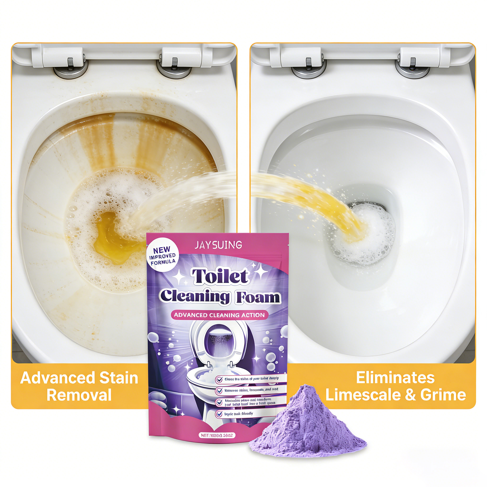 Toilet Cleaning Powder Powerf - Home Improvement Mall ulasan dan harga