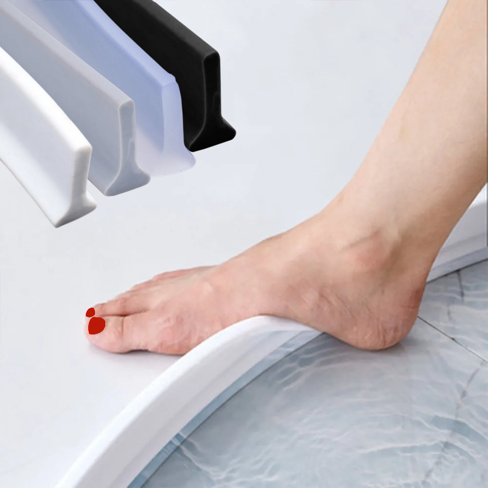 Rubber Silicone Shower Barrier - Door Stopper Rubber ulasan dan harga
