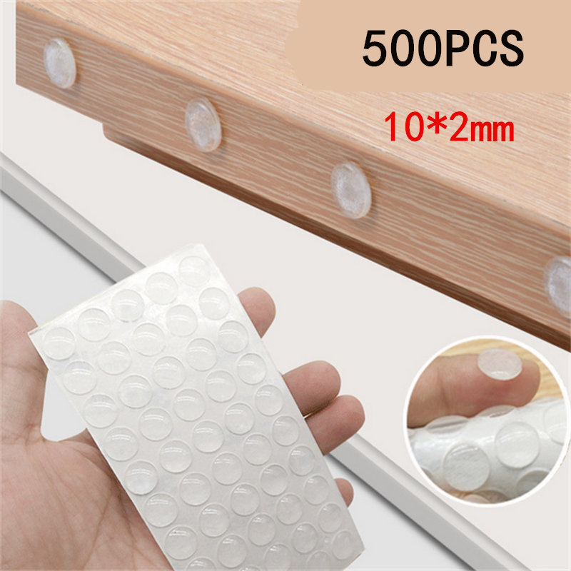 100/200/500PCS Self Adhesive D - Door Stopper Rubber ulasan dan harga