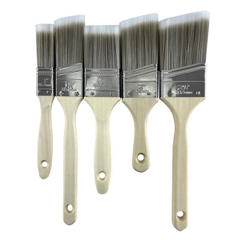 5pcs Double Thick Paint Brush  - Wood Stain Brush ulasan dan harga